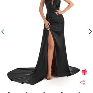 Elegant Black Evening Gown